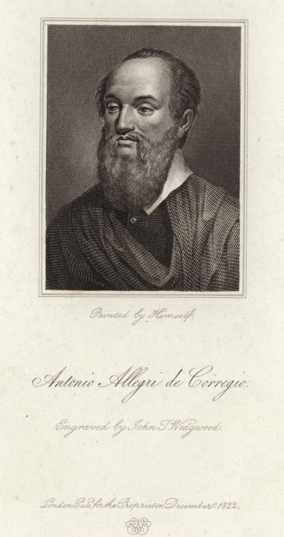 Antonio Allegri aus Correggio von Antonio da Correggio